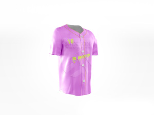 เสื้อเบสบอลโพลีเอสเตอร์กันหดมีสไตล์พร้อมโลโก้ที่กำหนดเองระบายอากาศได้ดีสำหรับสโมสรกีฬาและทีม - Product Image 3