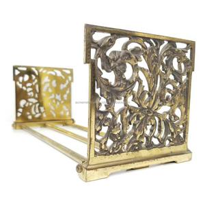 Sujetalibros creativo ajustable moderno, soporte de estantería extensible de hierro fundido de lujo para decoración de escritorio, diseño personalizado disponible - Product Image 1