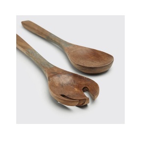 Top Vente Ménage À La Main Couverts Ensemble Nouveaux Accessoires De Cuisine Couverts Vaisselle En Bois Cuillère De Service Serveur pour Salades - Product Image 5
