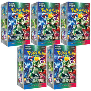 Pour Card Scarlet Violet Triple Beat 5 Box Set Expansion Pack Livraison gratuite Dernière version coréenne Papier couché Expédition rapide - Product Image 1