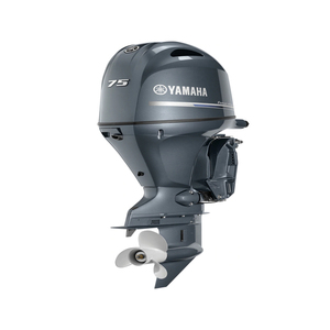 Moteur hors-bord Yamaha F75LB 2019, 75 CV, état neuf, moteur 2 temps, démarrage manuel, allumage CDI, essence - Product Image 1