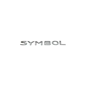 Pour Renault Clio Symbol Nouveau Modèle Plaque Décorative Arrière avec Emblème Monogramme Lettrage 8200867304 - Product Image 1