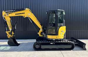 LIVRAISON GRATUITE Mini-excavatrice YANMAR ViO50-6A 40 CV Climatisation/Chauffage/Radio intégrés Godet 12, 24, 32 pouces Homologué EPA CE Pouce hydraulique PLC - Product Image 5