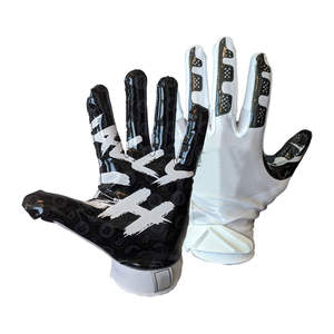 Nouveauté Gants de football américain sur mesure Design personnalisé Poignée premium en latex Imperméable Écran tactile Adulte Jeunesse Antidérapant Entraînement - Product Image 2