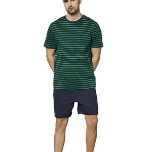 Ensemble t-shirt et short d'été décontractés sur mesure pour hommes Service OEM disponible - Product Image 1