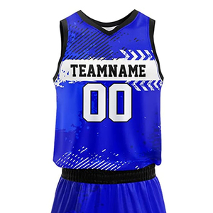 Uniforme de baloncesto personalizado para hombre por sublimación, Tops de tela, uniformes personalizados, uniforme de secado rápido con su bordado personalizado - Product Image 5