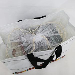 PP Woven Fabric Shopping <b>Bag</b> with <b>Drawstring</b> Closure - Product Image 4