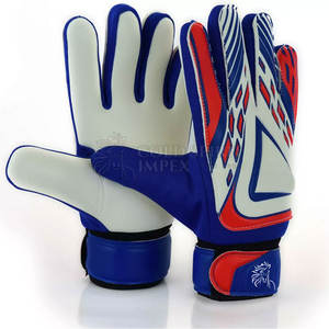 Gants de gardien de but de football en cuir de haute qualité grande taille nouveau stock avec caractéristiques de sécurité en gros - Product Image 1