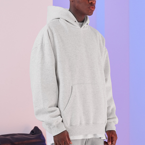 Nouveau sweat-shirt pour homme surdimensionné populaire, 2 boutons, sans cordons, technique de gonflage, tissu en molleton, streetwear, longueur longue, impression 3D personnalisée pour l'hiver - Product Image 4