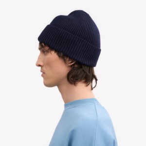 Gorro acrílico con etiqueta personalizada de alta calidad, gorro de invierno a granel acanalado de punto al por mayor, gorro liso de tipo corto para hombre - Product Image 2
