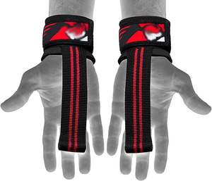 Wrist Support Power Strap Pull Up Workout 1 Pair <b>Weight</b> Lifting Straps Neoprene Padding Lifting Strap - Product Image 2