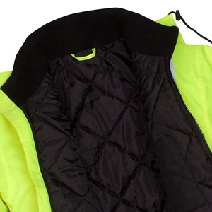 New Design High Quality Cotton Flame-Retardant <b>Waterproof</b> Reflective High Visibility Rain Overall <b>Work</b> Safety Jacket - Product Image 5