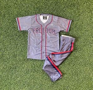 Maillot de baseball personnalisé en gros de haute qualité 100% coton uniforme respirant à séchage rapide avec nouveau design - Product Image 4