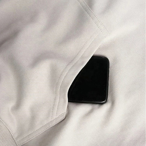 Vente en gros de pull à capuche épais pour hommes, sweat à capuche d'hiver surdimensionné, tissu vierge en molleton de coton et de polyester - Product Image 6
