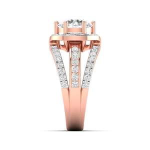 Bague solitaire en diamant taille ronde Elysian 2,00 carats, couleur F, clarté VS, diamant cultivé en laboratoire, en or 14 carats, pour occasions spéciales et soirées. - Product Image 4