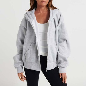 OEM vente en gros femmes crop gym sweat à capuche personnalisé de haute qualité vente chaude femmes sweat à capuche ample respirant avec logo personnalisé - Product Image 1
