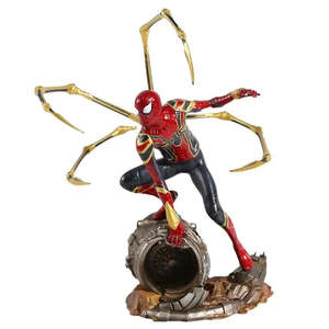 New Spiderman Action <b>Figure</b> Set PVC <b>Resin</b> Hero Figurine on Propulsor for Collecting Military and Model Toy Style - Product Image 3