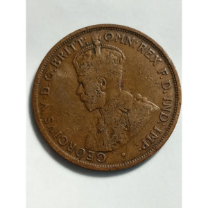 Moneda Australiana de un centavo de 1915, variante rara con error de tipografía en cajas misteriosas - Product Image 1