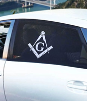 Autocollant en vinyle de luxe écologique imprimé UV, découpé sur mesure, imperméable, amovible, pour pare-brise de voiture, avec garantie de 5 ans