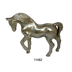 Home Decor Aluminum Horse Head <b>Statue</b> With Brass Antique Finishes Horse Head Sculpture for Home Decor Horse Head Figurines - Product Image 5