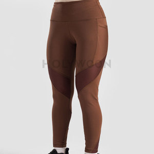 Leggings de Yoga de Cintura Alta, Estilo Moderno, Secado Rápido, Elásticos, de Spandex/Poliéster, Ideales para Entrenamiento y Ejercicio para Mujer - Product Image 3