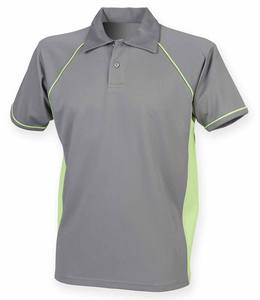 Polo con ribetes para hombre, polo deportivo de Micro piqué con bloqueo lateral, Polo de manga corta para hombre, Polo personalizado a la moda para exteriores - Product Image 2