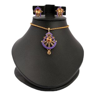 Women's <b>Locket</b> Set - Purple - Product Image 1