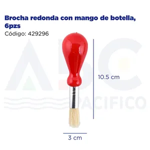 Spazzola per bottiglia rotonda in 6 pezzi con manico per uso quotidiano - Product Image 2