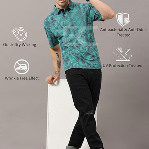 เสื้อโปโลผู้ชายใส่สบาย แห้งเร็ว ผ้าฝ้ายผสมโพลีเอสเตอร์ แฟชั่นฤดูร้อน - Product Image 5