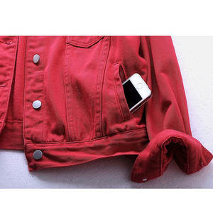 Chaqueta Vaquera Premium de Alta Calidad para Mujer con Impresión Personalizada con Logotipo, Chaqueta Vaquera de Moda para Mujer - Product Image 5