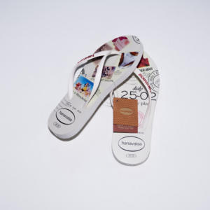 Chanclas de goma EVA personalizadas de Vietnam, zapatillas de exterior de alta calidad con patrón impreso o pegado para hombres y mujeres, suela antideslizante - Product Image 5