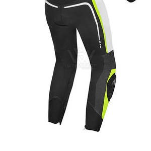 Traje de moto personalizado de cuero genuino de servicio OEM, ropa de entrenamiento, traje de carreras de motos ligero - Product Image 5