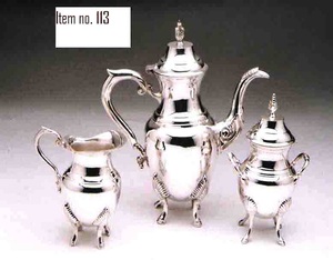 ชุดถ้วยชาและกาแฟสำหรับงานแต่งงานสไตล์อาหรับคลาสสิกชุดถ้วยชาและกาแฟกาน้ำชาชุบเงินและนกยูงแกะสลักไว้ใช้ในบ้านคอลเลกชันโลหะ - Product Image 2