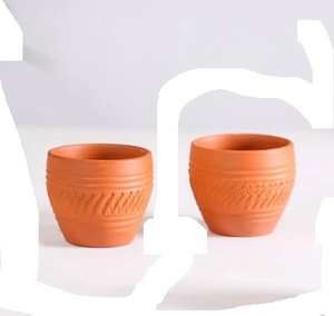 Kulhad Eco-Friendly Terra Cotta Clay Drink <b>Cup</b> Indian Tea <b>Cup</b> Pottery <b>Cup</b> for Tea & <b>Coffee</b> - Product Image 4