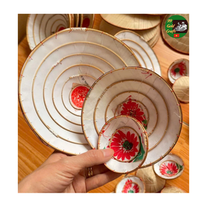 Chapeau conique vietnamien fait à la main Non La, feuille de bambou, artisanat traditionnel, petits chapeaux coniques - Chapeaux coniques en feuille de palmier - Product Image 3