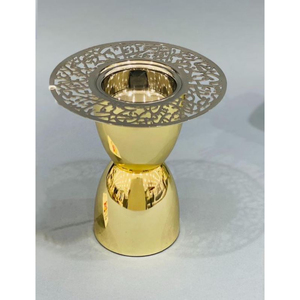 Premium or argent métal brûleur d'encens fantaisie maison décorative Bakhoor porte-encens religieux parfum accessoires diffuseur - Product Image 3