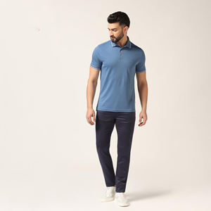 Polo de Hombre de Alta Calidad 100% Algodón, con Logotipo Personalizado Impreso, Transpirable, Diseño Liso, Tejido de Punto Jersey - Product Image 4