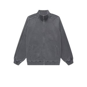 Sudadera reversible AMALFI OEM con logotipo personalizado de alta calidad en blanco Stitch liso poliéster/algodón French Terry Varsity de gran tamaño para hombre - Product Image 1