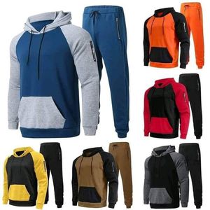 Sudadera con capucha y pantalón de chándal a la venta Traje de chándal personalizado Patrón sólido de alta calidad con MOQ bajo - Product Image 1