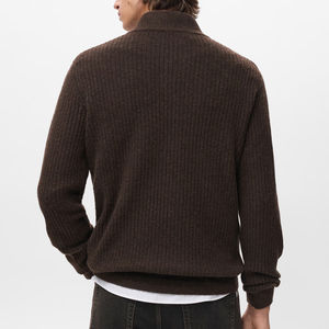 Suéteres de Hombre al por Mayor, 100% Algodón, Tejidos, Transpirables, Térmicos, de Invierno, Cuello Redondo, Manga Larga - Product Image 2