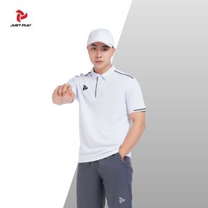 Meilleur prix T-shirt de luxe unisexe de haute qualité Polo séchage rapide sportif mode Fitness Polo personnalisé pour hommes Polo Street JP - Product Image 5