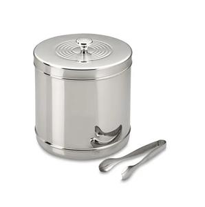 Seau à glace en acier inoxydable or et argent de qualité supérieure avec poignée pour les fêtes à la maison et les célébrations - Product Image 6