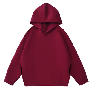 Sudadera con capucha deportiva básica de primavera y otoño para hombre, cómoda, holgada, tela tejida de retazos, cuello con capucha de Color sólido - Product Image 4