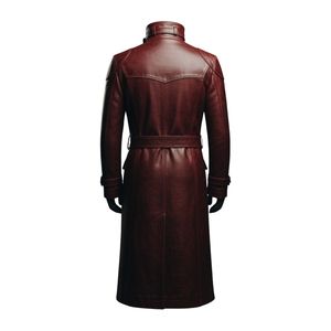 Manteau long en cuir unisexe 2025, meilleur manteau long en cuir d'hiver pour hommes, vêtements de conception personnalisée - Product Image 2