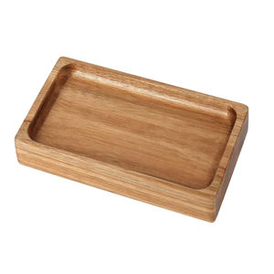 ที่วางสบู่ทำจากไม้ไผ่ขนาดเล็ก2023ถาดสบู่ที่คว่ำจานกล่องไม้ไม้สำหรับวางสบู่ที่เก็บของในครัวถุง OPP ทาสี - Product Image 4