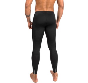 Sous-vêtements moulants de sommeil respirants et confortables pour hommes collants de gymnastique pour garçons adultes leggings d'entraînement noirs unis - Product Image 2