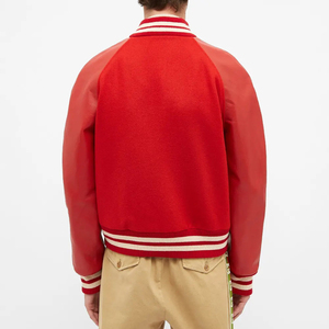 เสื้อแจ็คเก็ตวาร์ซิตี้ผู้ชาย สไตล์สตรีทแวร์ คอลเลคชั่นฤดูหนาว 2024 เสื้อผ้าดีไซเนอร์ แฟชั่นสตรีทสำหรับผู้ชาย - Product Image 3