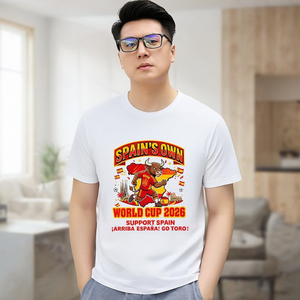 T-Shirt Unisex 210GSM 100% Cotone, Casual e Aderente, Abbigliamento Personalizzato, Varietà di Peso da 180g a 280g GSM - Product Image 3