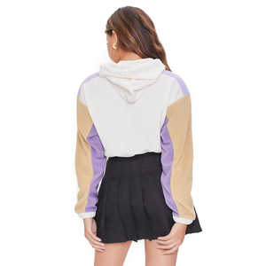 Novedades 2025, venta al por mayor, ropa de invierno, Top corto con cordón, sudaderas, suéter de moda para mujer, estilo Crop top, sudaderas con capucha - Product Image 6