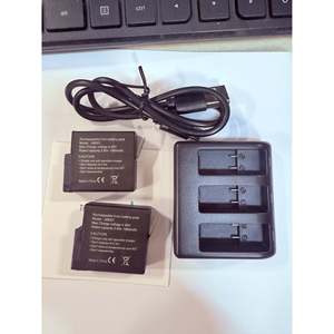 2pcs High Quality Replacement <b>Batteries</b> for GoPro Hero 5/6/7 with 3-Slots USB Charger and Type <b>C</b> Camera Accessories - Product Image 4